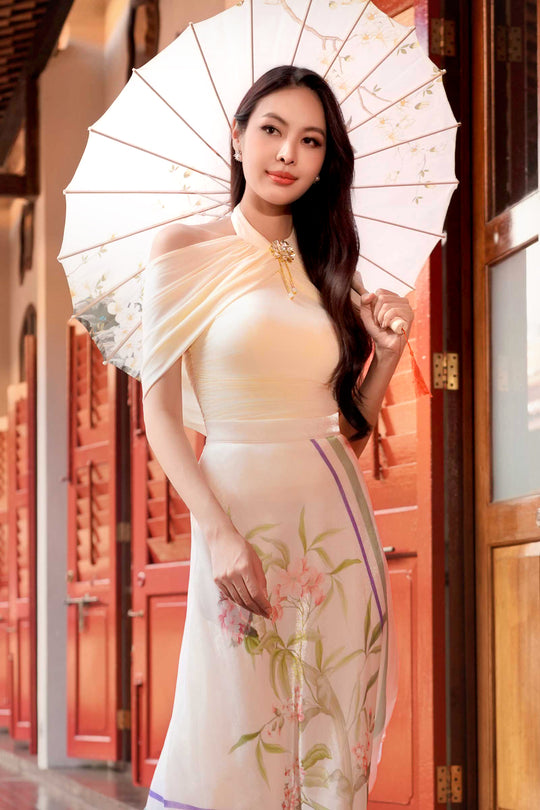 Reverie Qipao Top (Cream)