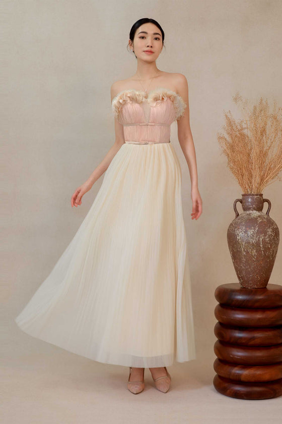 Diaveriale Corset Top (Coral Pink)