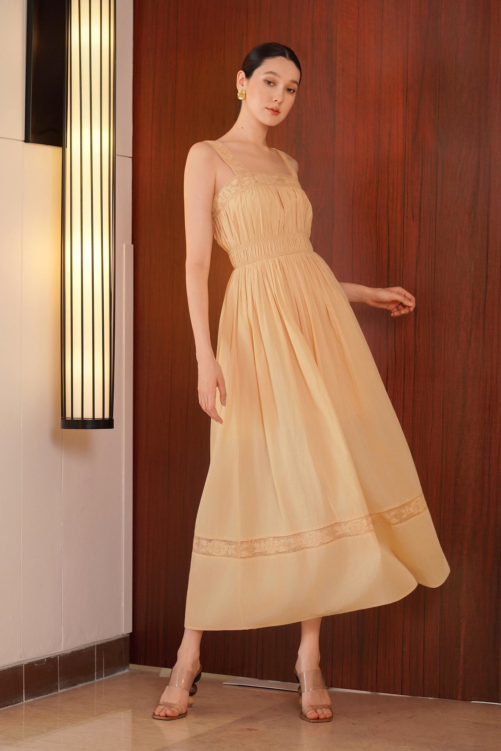 Delearis Dress (Yellow)