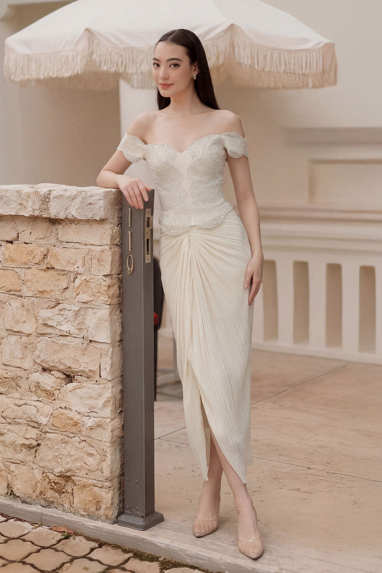 Maison Skirt (Pearl)