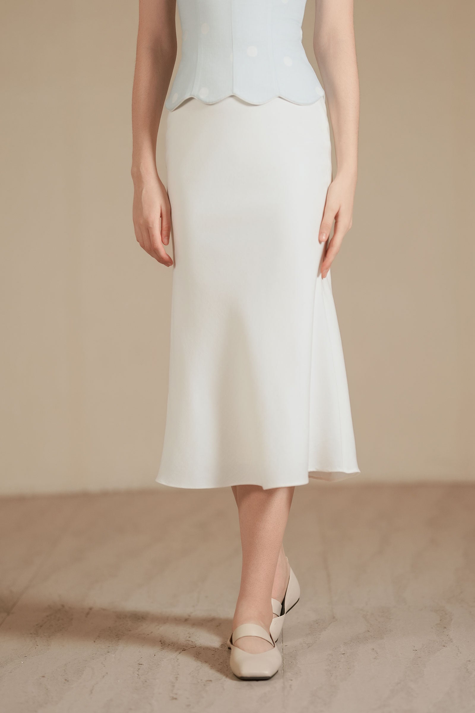 Sonia Tencel Skirt (Off White)