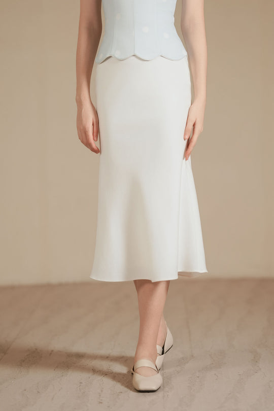 Sonia Tencel Skirt (Off White)