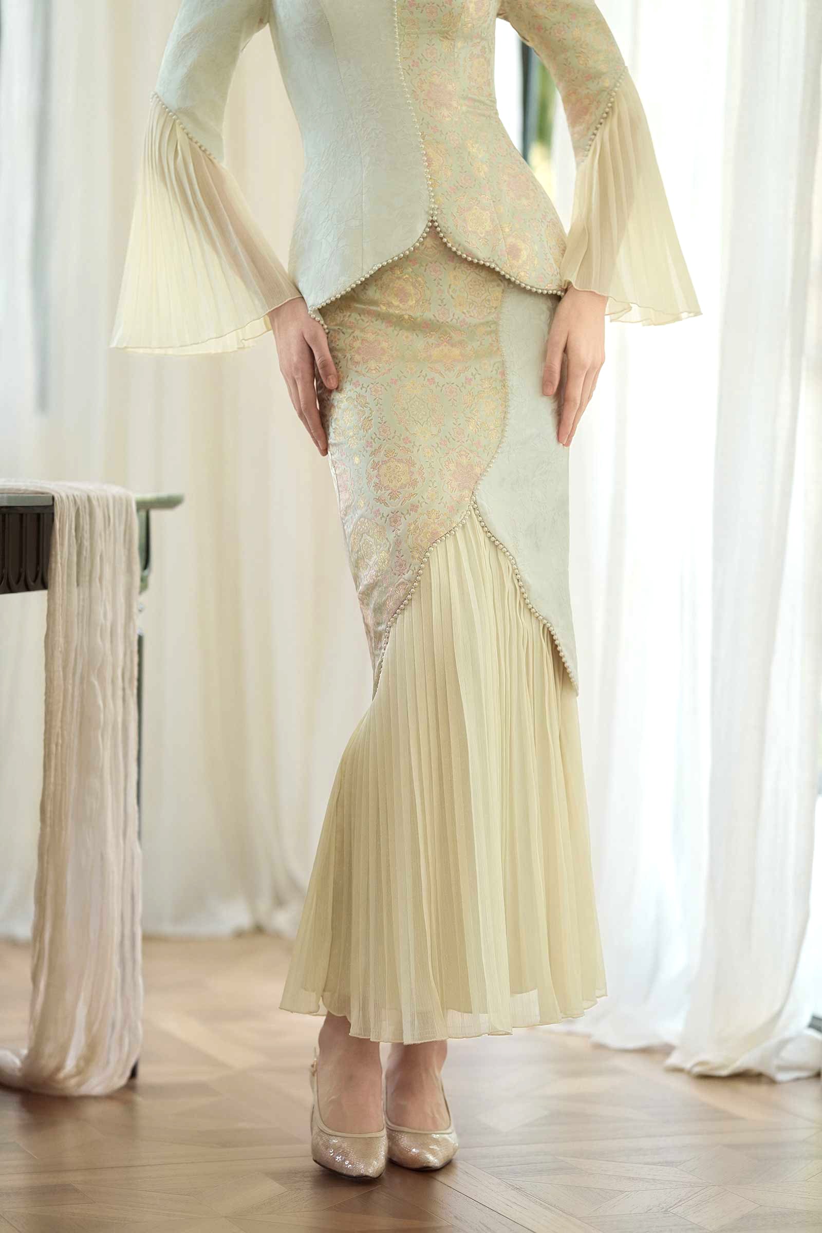 Niessa Skirt (Pistachio)