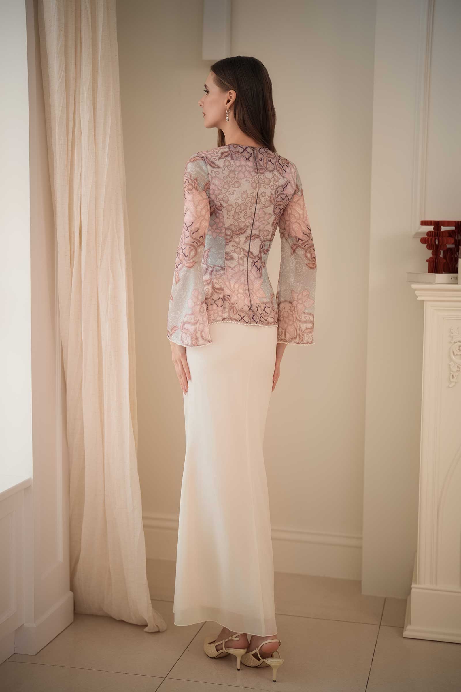 Lotus Kebaya Top (Pink)