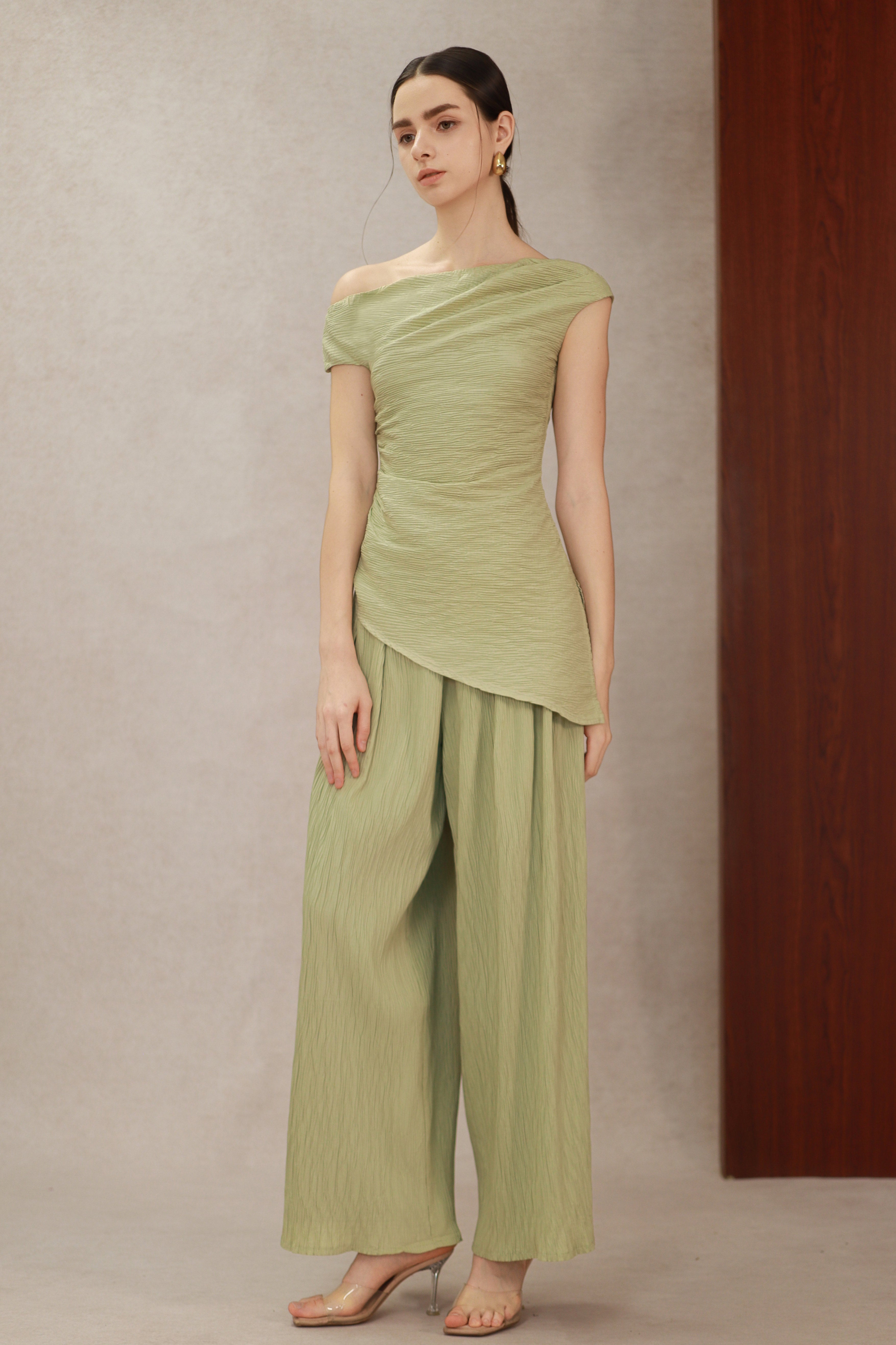 Liora Drape Top (Sage)