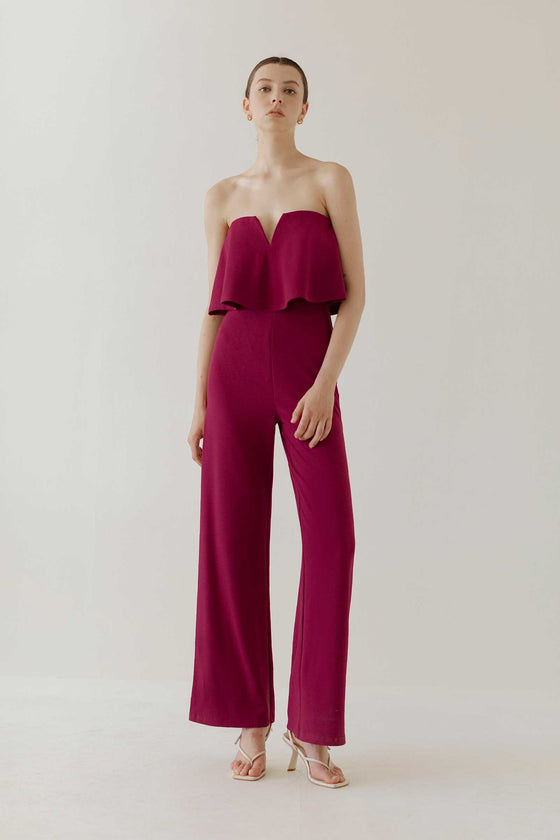 Dokizery Jumpsuit (Fuschia)