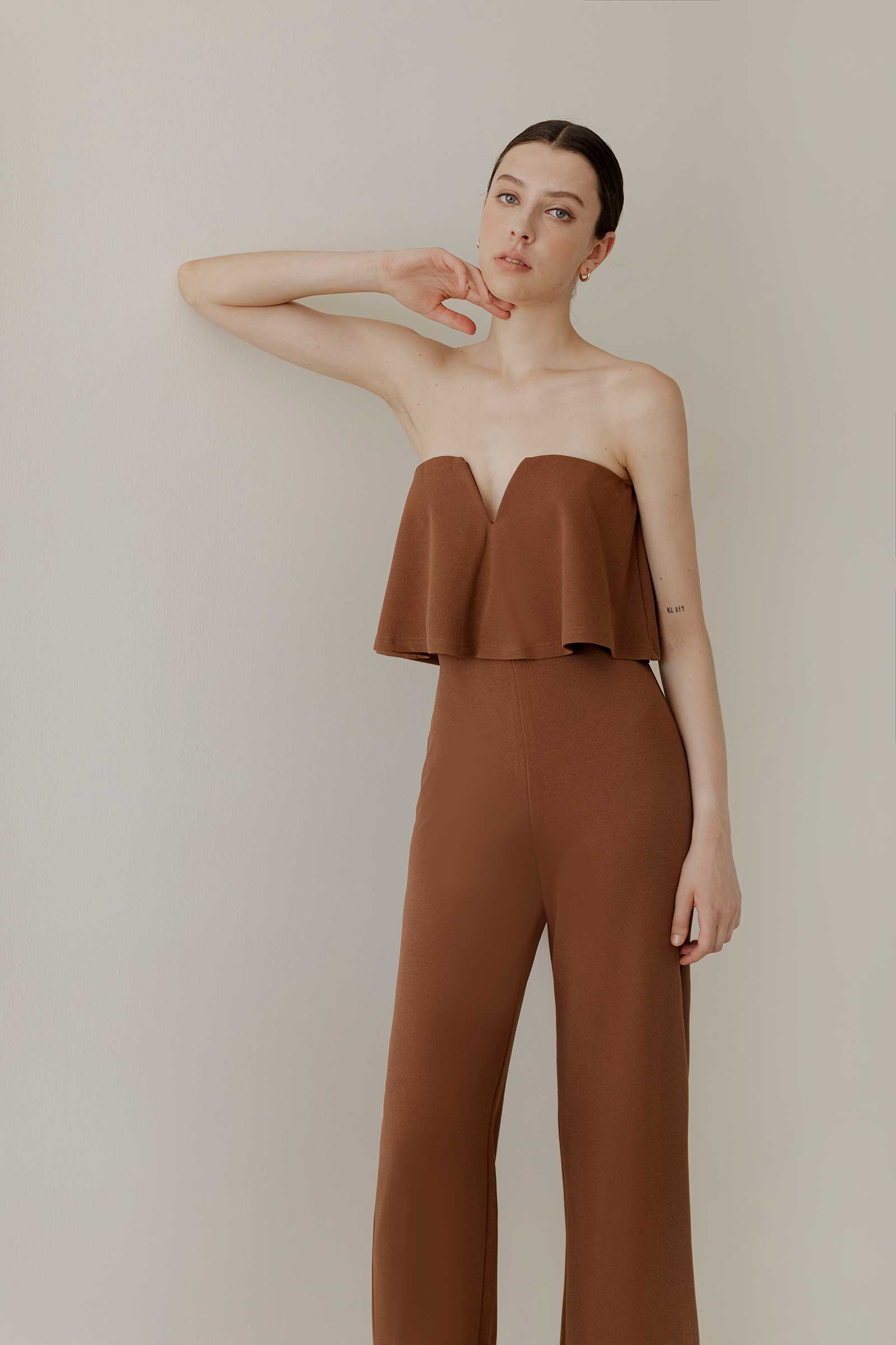 Dokizery Jumpsuit (Mocha)