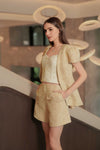 Eclat Tweed Shorts (Champagne)