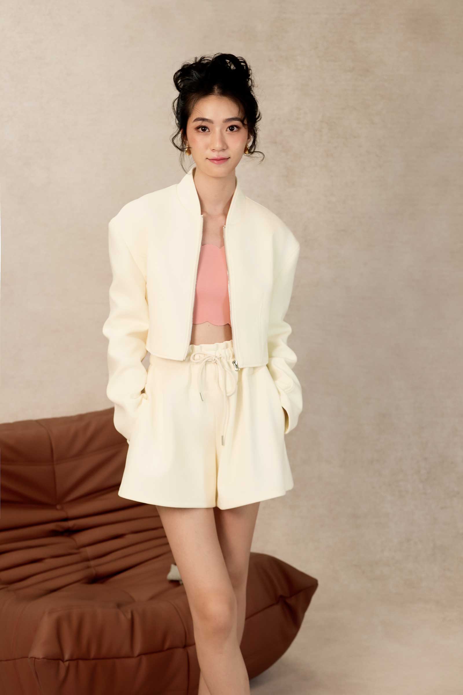 Devaya Scallop Top (Coral)