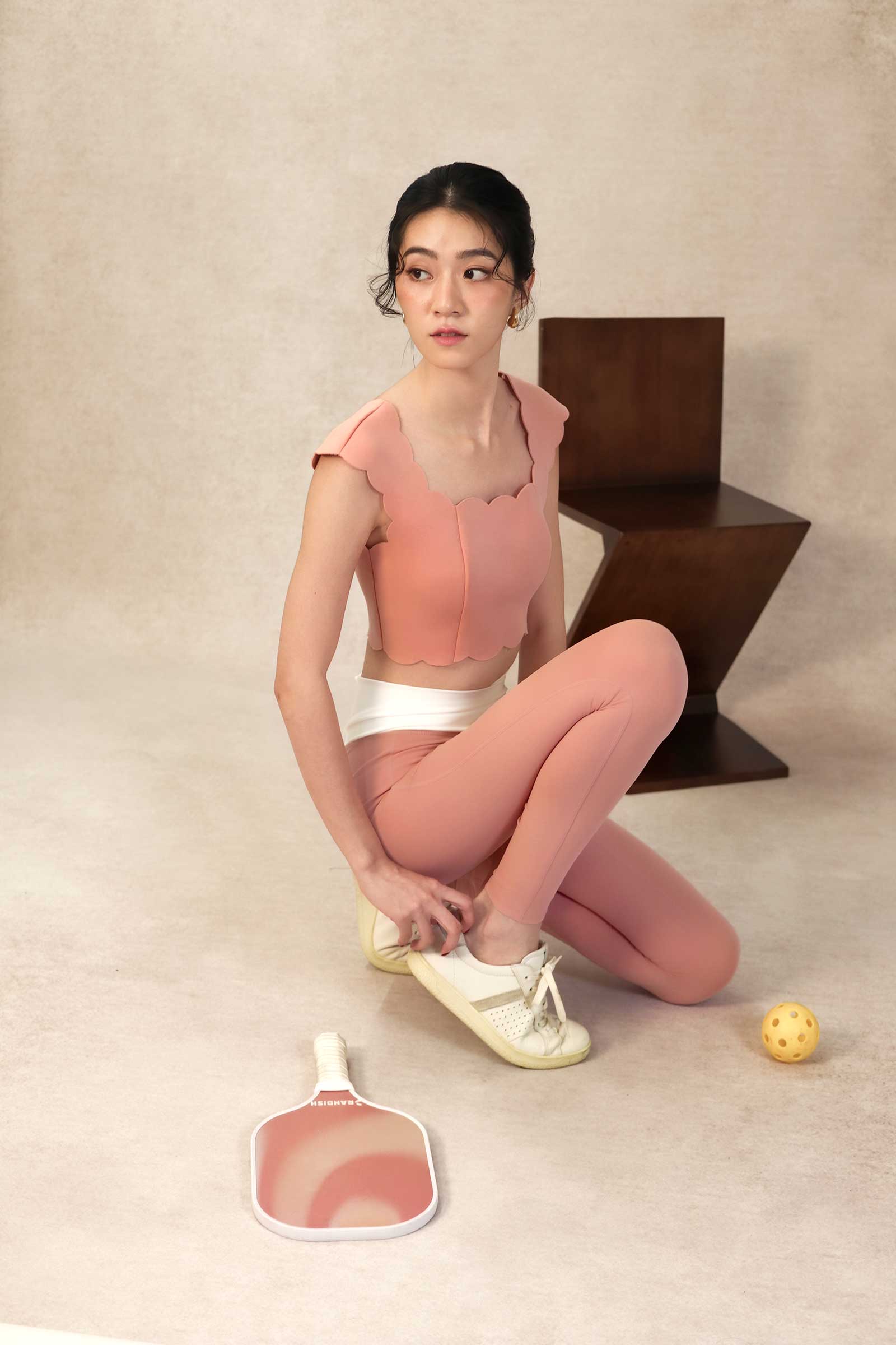 Devaya Scallop Top (Coral)