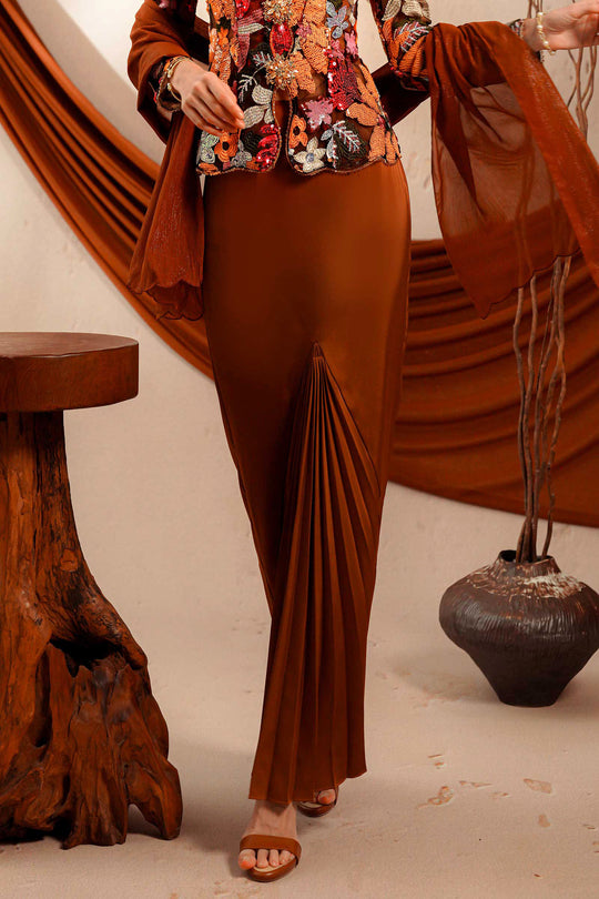 Rania Kebaya Skirt (Rich Brown)