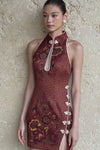 Maya Qipao (Russet)