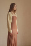 Phyllo Midi Knit Dress (Chesnut)