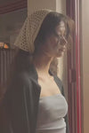Lurelle Top With Scarf (Black)