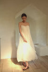 Rumi Long Dress (White Veil)
