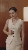 Arden Tweed Set (White)