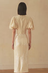 Jaded Midi Skirt (Porcelain Cream)