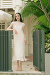 Éther Belted Dress (White)