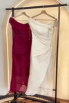 Sylvera Scarf Dress (Champagne)