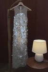 Lumière Pearl Sequin Dress (White)