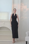 Veya Linen Polka Dress (Black)