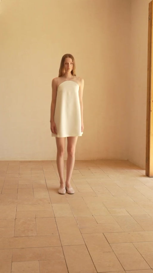 Luna Shift Dress (Snow White)