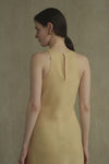 Yarra Linen Dress (Soft Butter)