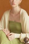 Phyllo Midi Knit Dress (Leaf)