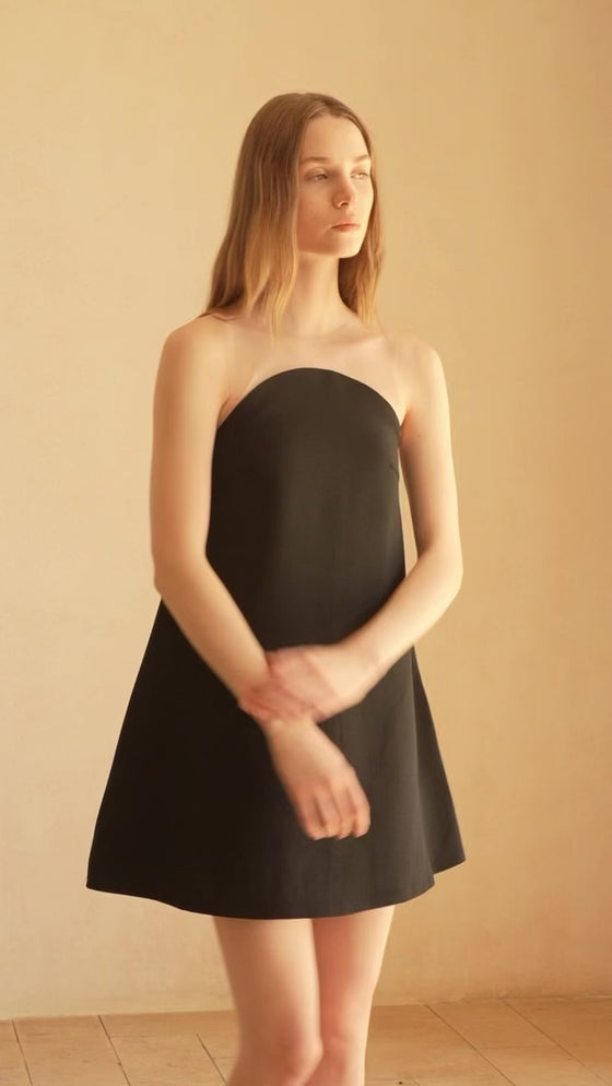 Luna Shift Dress (Black)