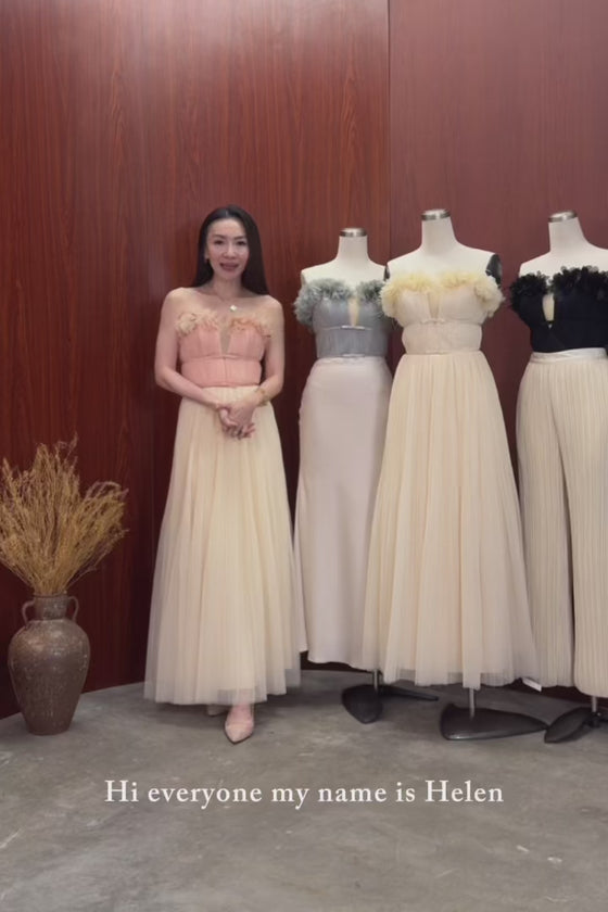 Diaveriale Corset Top (Coral Pink)