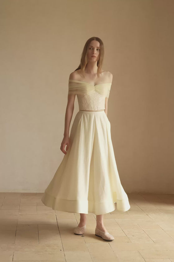 Linea Flare Midi Skirt