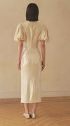 Jaded Midi Skirt (Porcelain Cream)