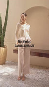 Poise Wide-Leg Trousers (Ivory)