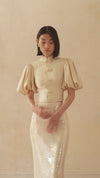 Jaded Midi Skirt (Porcelain Cream)