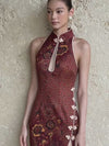 Maya Qipao (Russet)