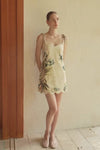 Irish Scallop Embroidery Printed Dress