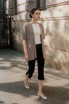 Sienne Belted Capri Pants (Black)