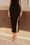 Drenielle Knit Skirt (Black)