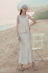 Eliette Satin Set (Pearl)