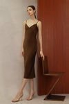 Seren Satin Slip (Mocha)