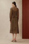 Seren Silk Shirtdress (Mocha)