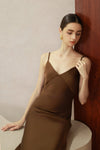 Seren Satin Slip (Mocha)