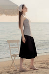 Lurelle Top With Scarf (Grey)