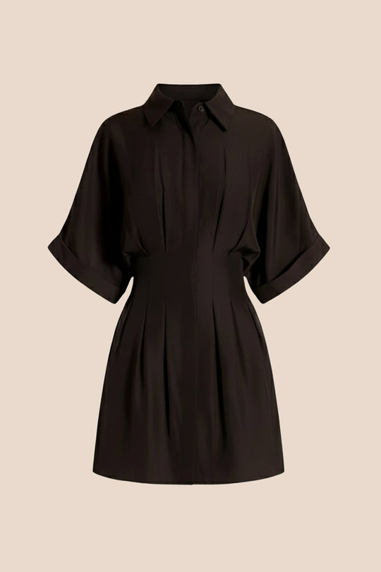 Delyra Shirtdress (Black)