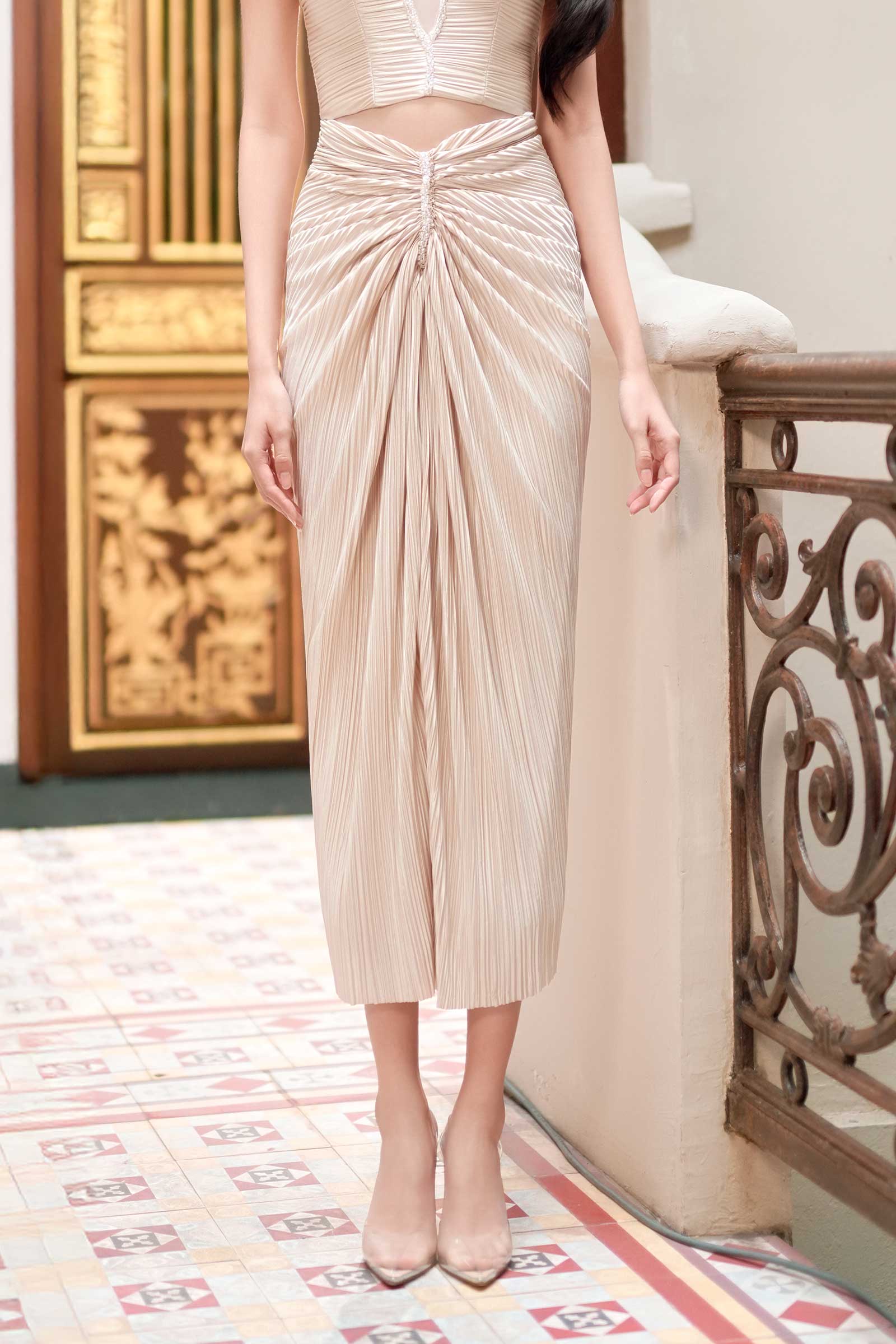 Roselle Skirt (Champagne)