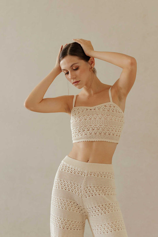 Danizvia Knit Top (Cream)