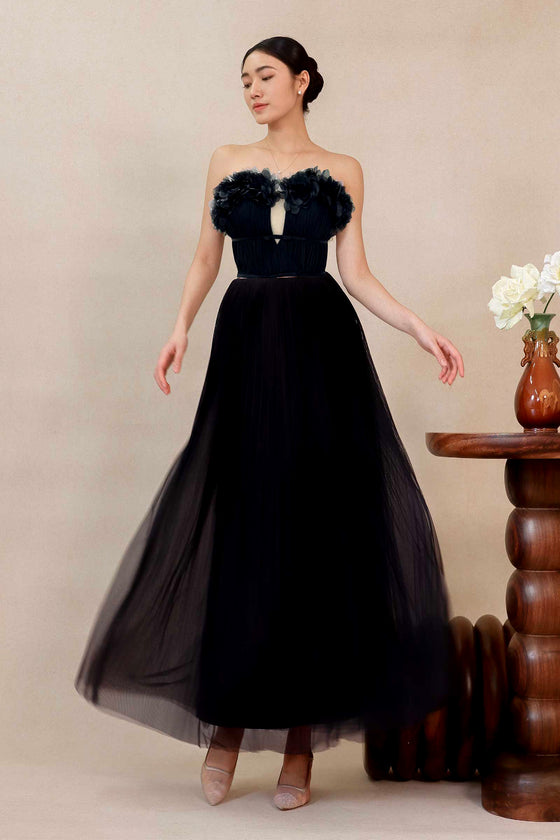 Diaveriale Tulle Skirt (Black)