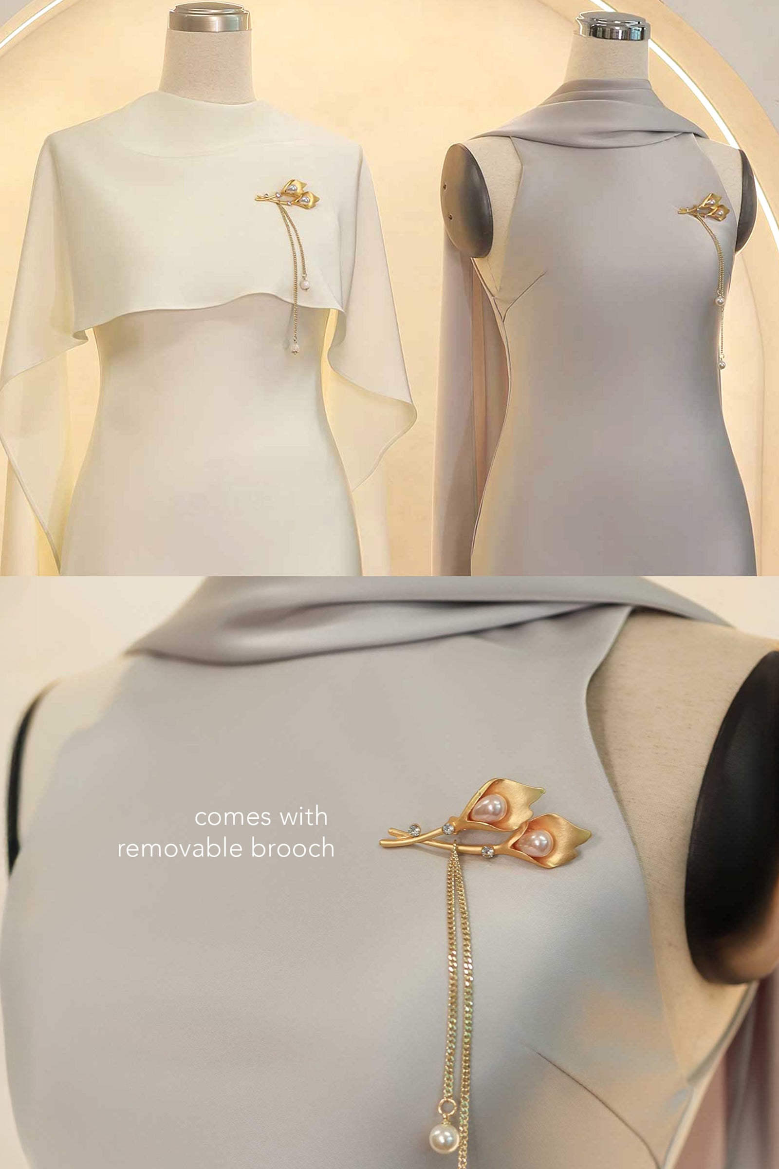Vivienne Convertible Dress (Cream)