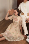 Fleur Qipao (Champagne)