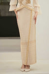 BACKORDER Puteri Skirt (Gold)